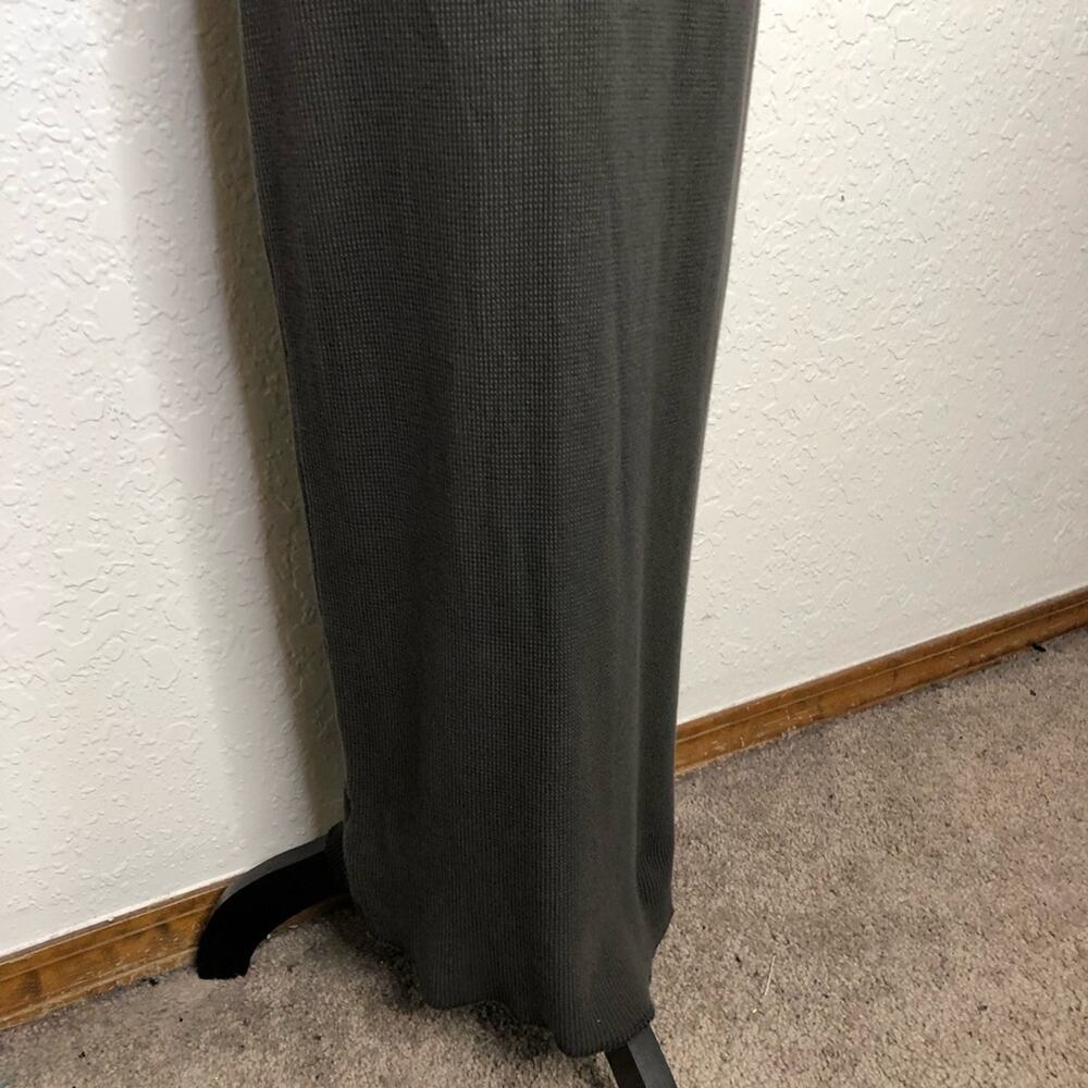 R&R Surplus charcoal gray hooded thermal tank maxi dress size Medium NWT - Picture 13 of 16